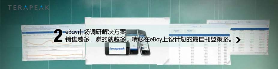2、eBay市场调研解决方案:销售越多,赚的就越多,精心在eBay上设计您的最佳刊登策略